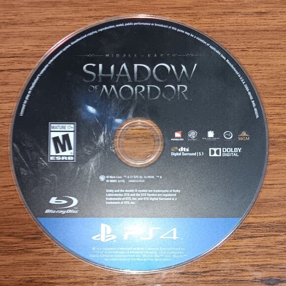 SHADOW OF MORDOR (PlayStation 4) - Picture 1 of 2
